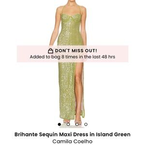 Camila Coelho Sold Out Brihante Sequin Maxi Dress size XS